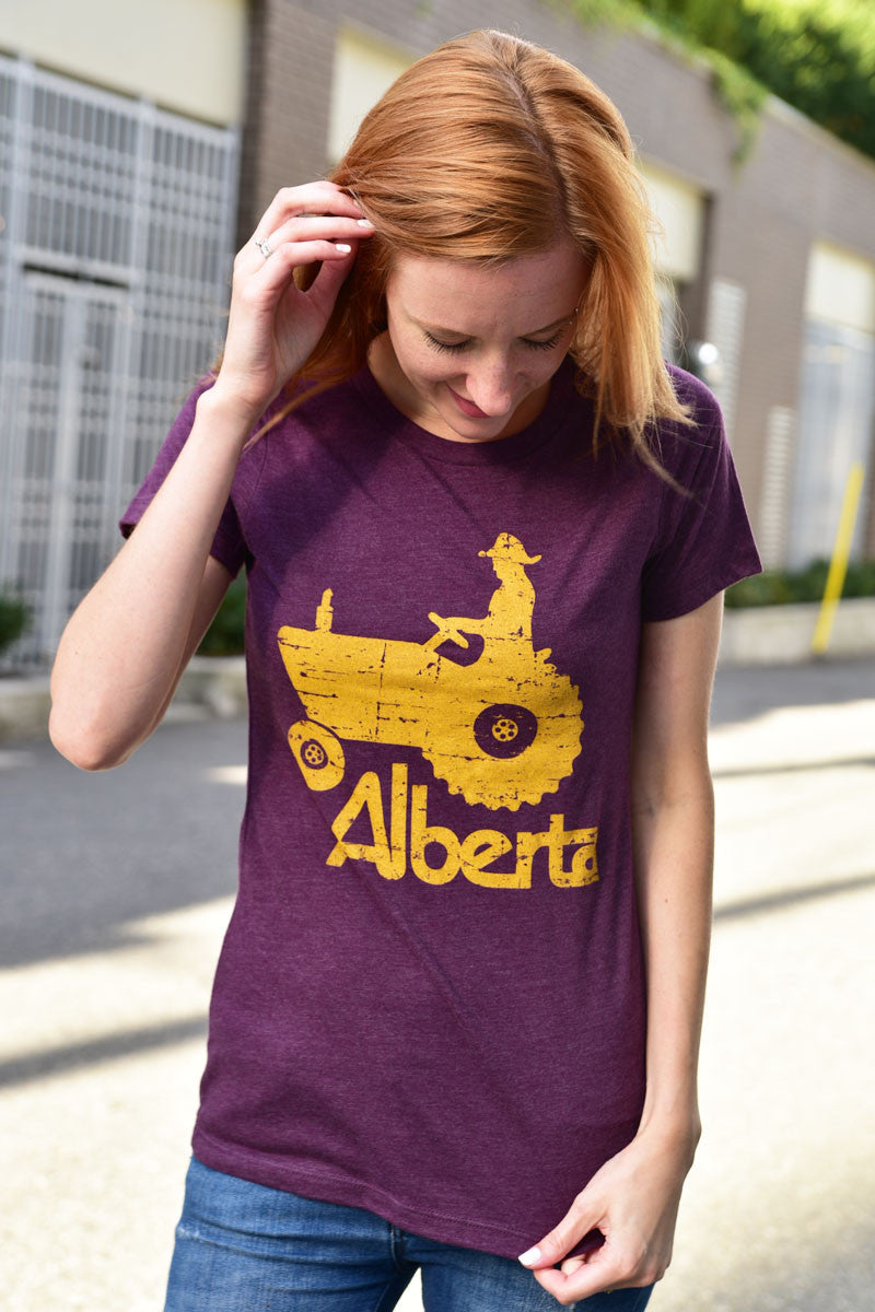 Alberta Tractor T-shirt - Womens - Ole Originals Clothing Co.