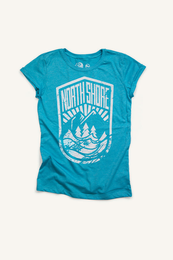 North Shore Crest - T-shirt - Girls - Ole Originals Clothing Co.