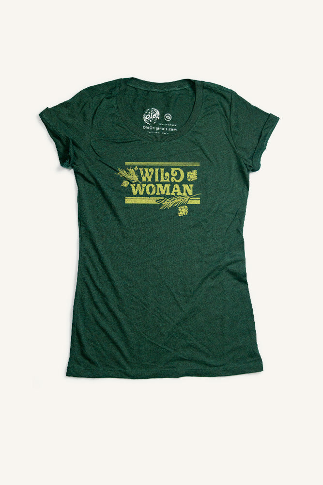Wild Woman T-shirt - Womens - Ole Originals Clothing Co.