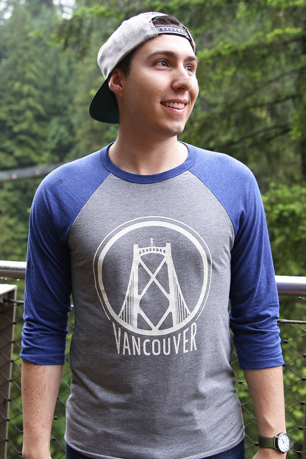 Vancouver Lions Gate Baseball Shirt (Unisex) - Ole Originals Clothing Co.