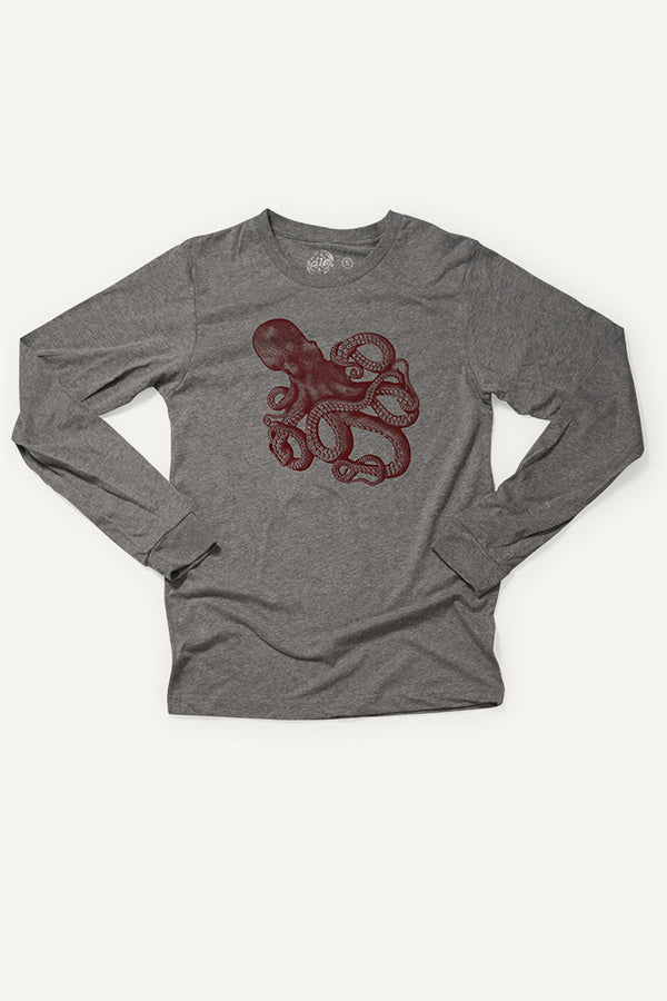 Giant Pacific Octopus Longsleeve Shirt (Unisex)