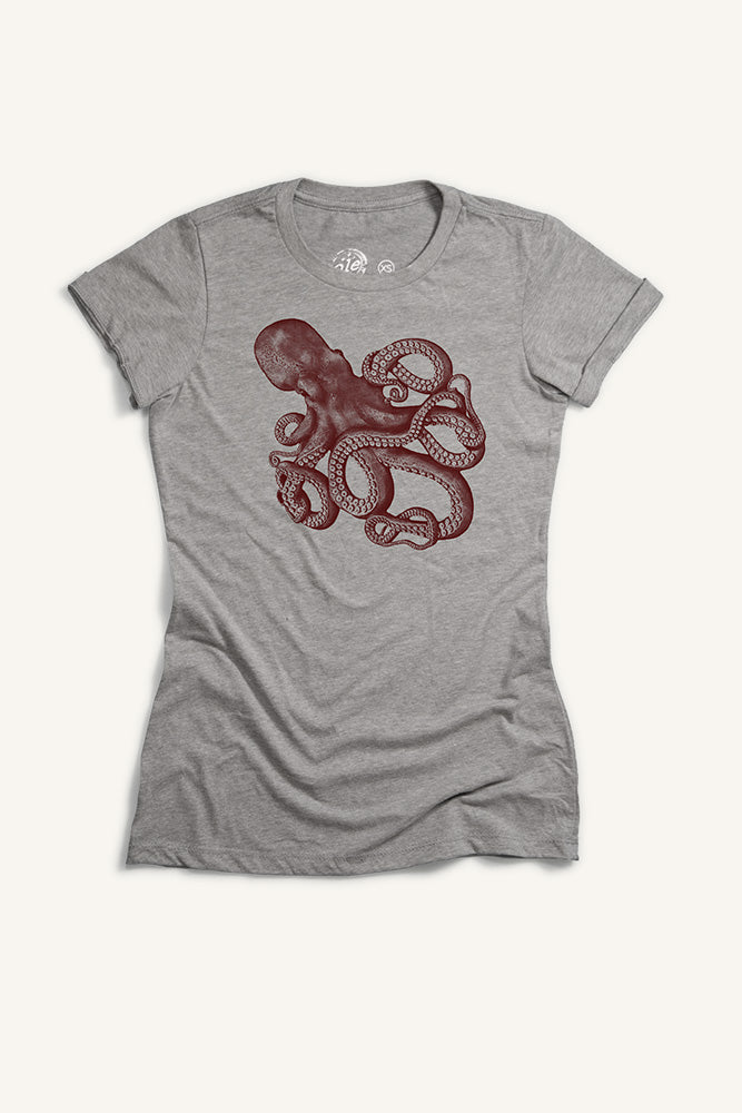 Giant Pacific Octopus T-Shirt (Womens)