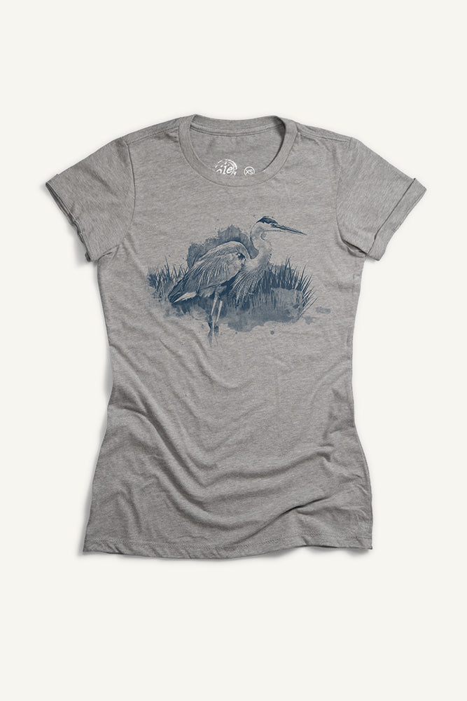 Great Blue Heron T-Shirt (Womens)