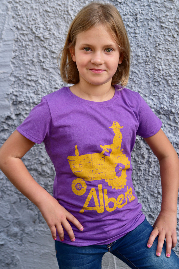 Girls Alberta Tractor T-shirt - Ole Originals Clothing Co.