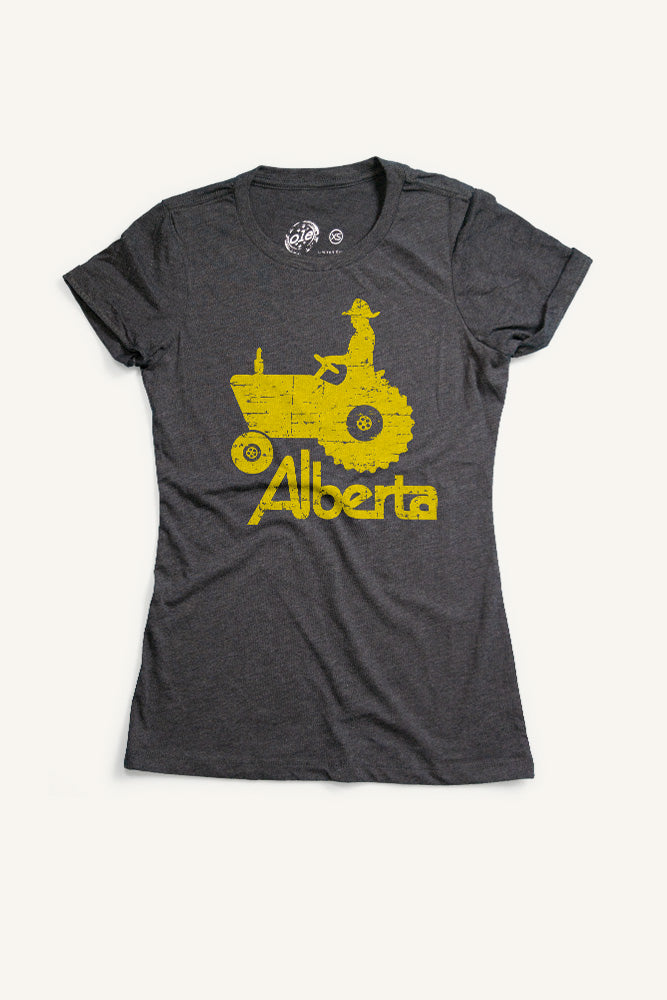 Alberta Tractor T-shirt - Womens - Ole Originals Clothing Co.