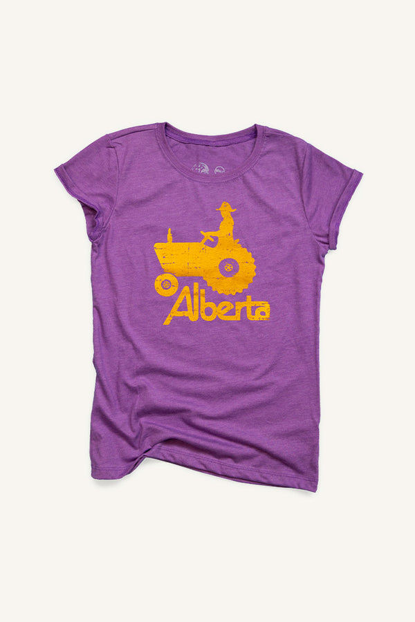Girls Alberta Tractor T-shirt - Ole Originals Clothing Co.