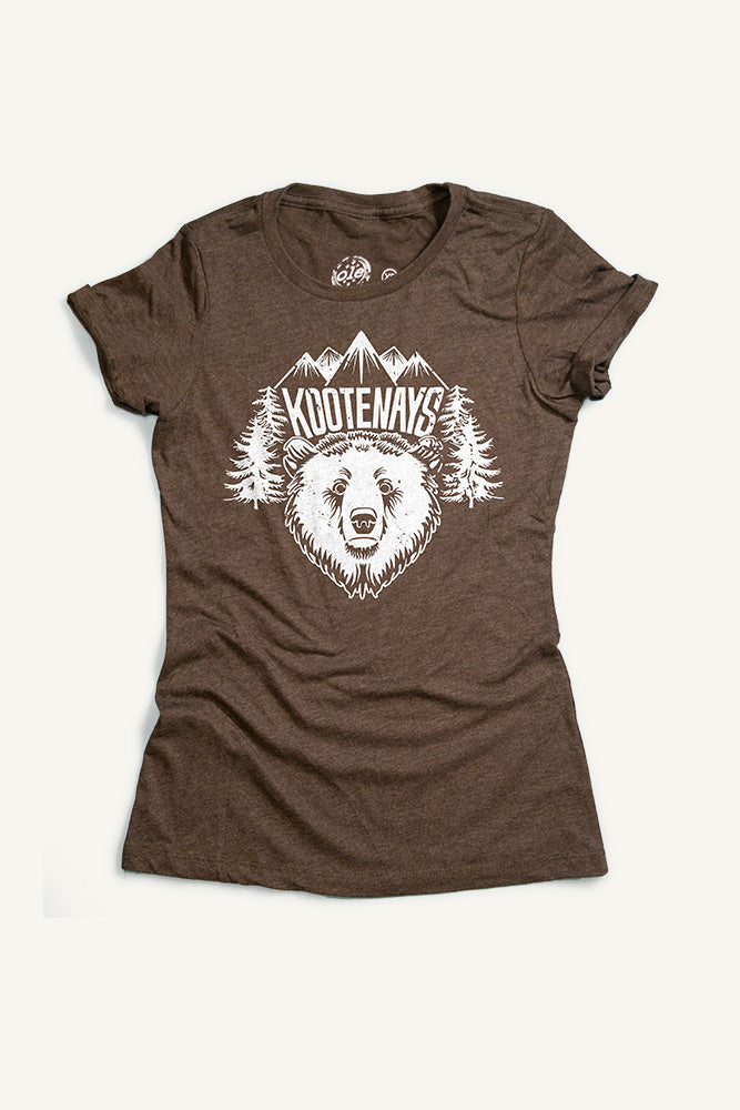 Kootenays Bear T-shirt - Womens - Ole Originals Clothing Co.