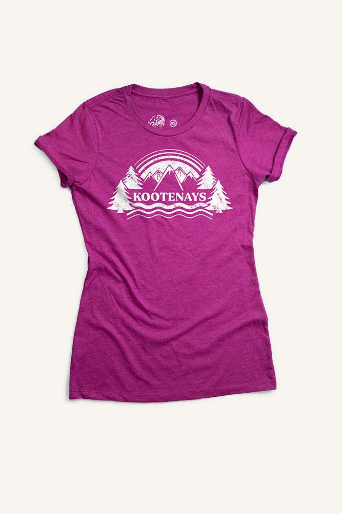 Kootenays T-shirt - Womens - Ole Originals Clothing Co.