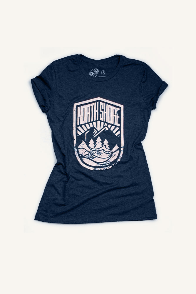 North Shore Crest - T-shirt - Women - Ole Originals Clothing Co.