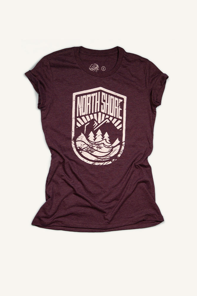North Shore Crest - T-shirt - Women - Ole Originals Clothing Co.