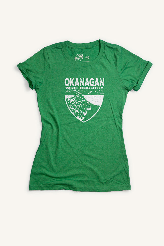 Okanagan Wine Country T-shirt - Womens - Ole Originals Clothing Co.