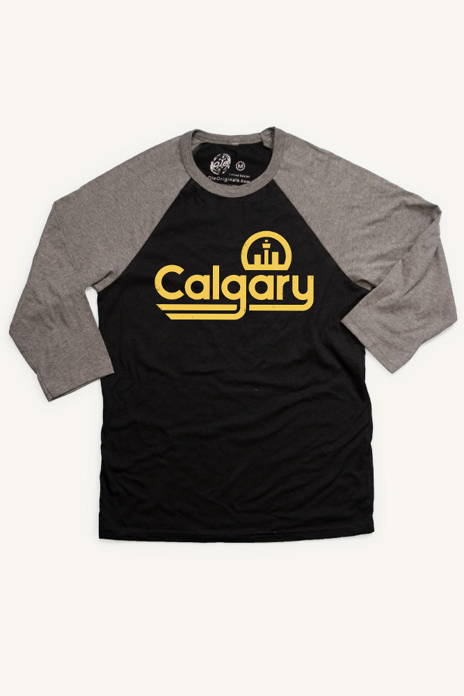 Retro Calgary Baseball Shirt (Unisex) - Ole Originals Clothing Co.