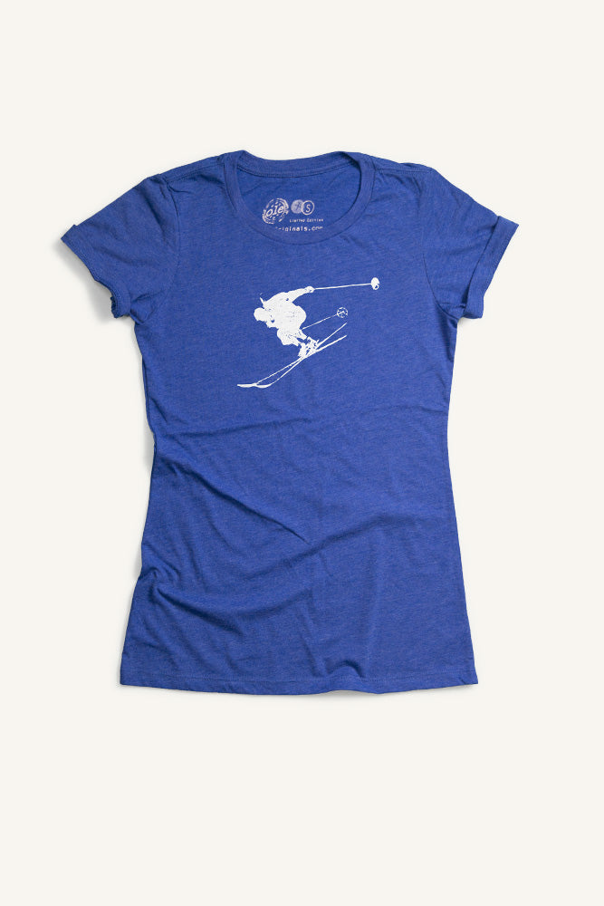 Solo Skier T-shirt (Womens)