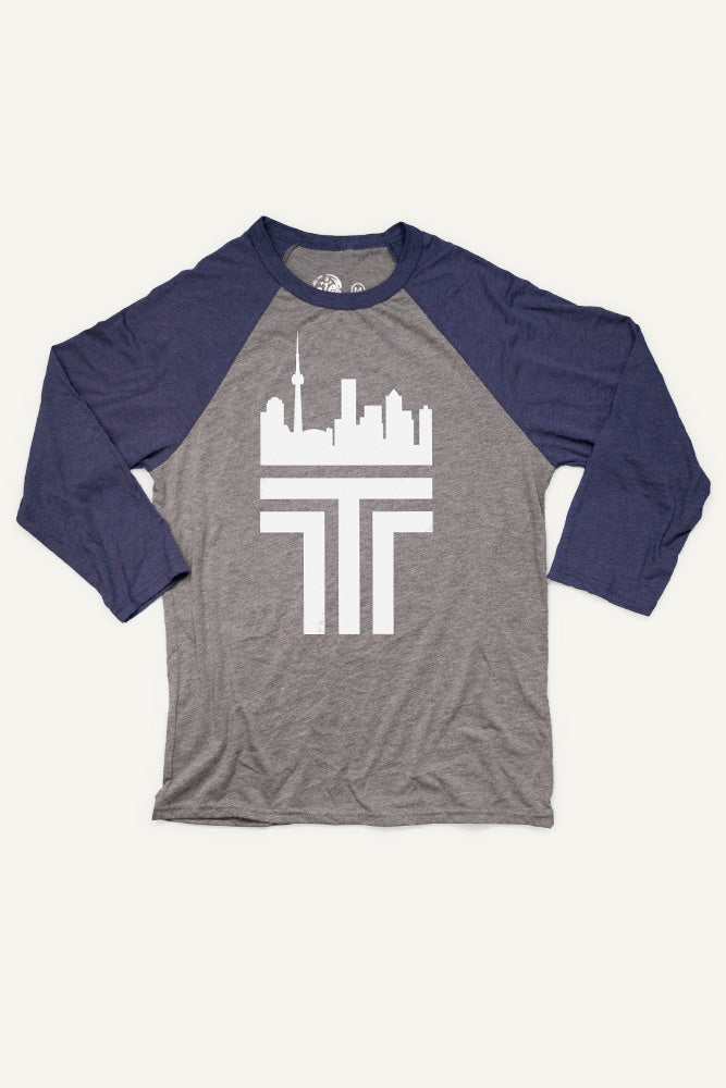 Toronto 'T' Baseball Shirt (Unisex) - Ole Originals Clothing Co.