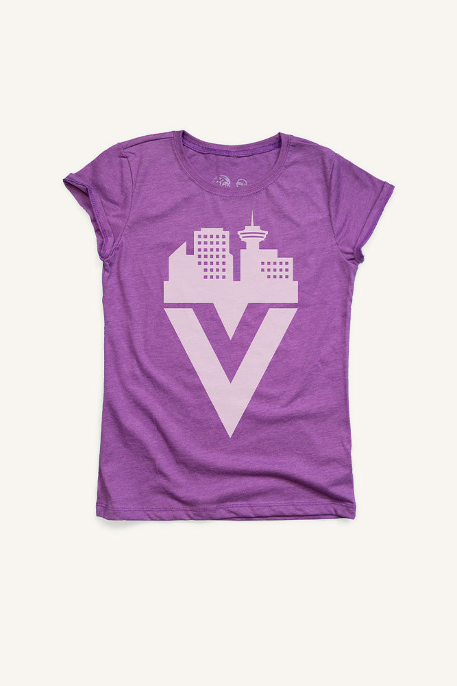 Girls Vancity T-shirt - Ole Originals Clothing Co.