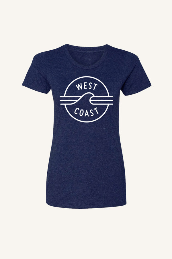 West Coast T-shirt - womens - Ole Originals Clothing Co.